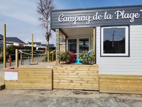 Camping De La Plage - Damgan Bagian luar foto