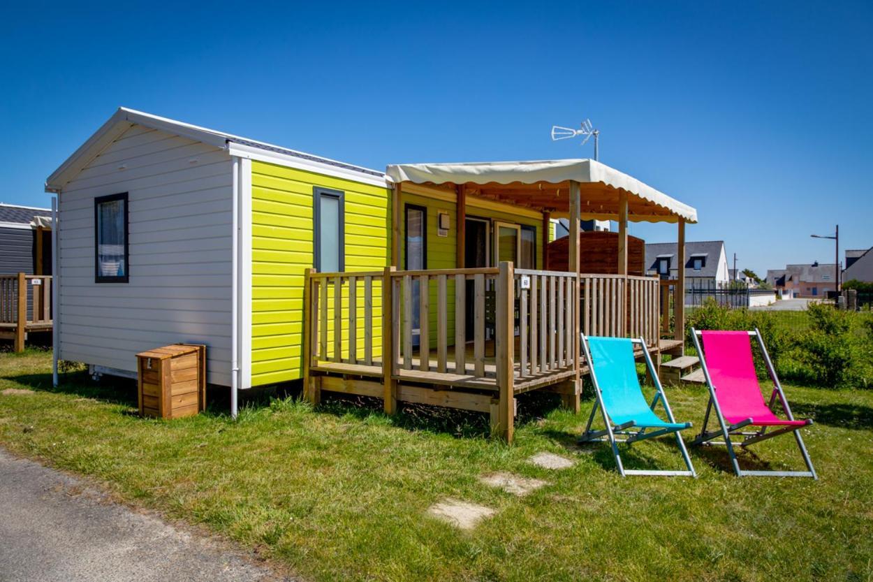Camping De La Plage - Damgan Bagian luar foto